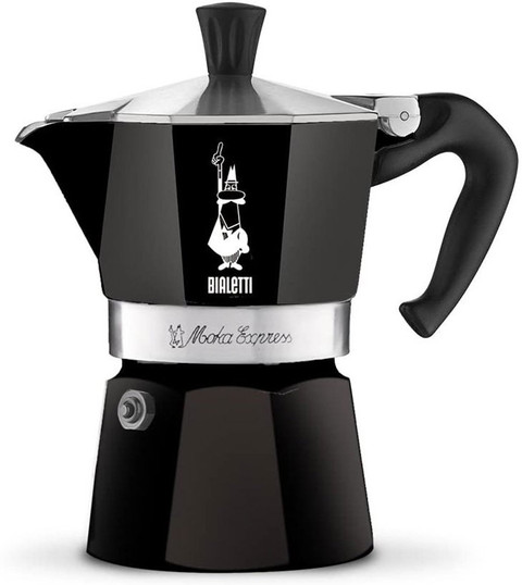 Bialetti Moka Express Black Cups Coffee Maker Price in India