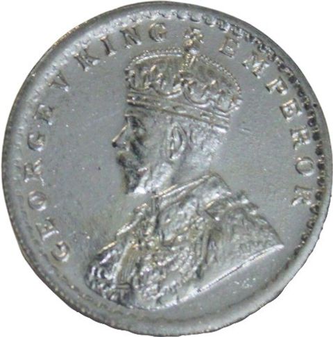 Prideindia 1 Rupee (1911) British India Silver Plated Rare Coin