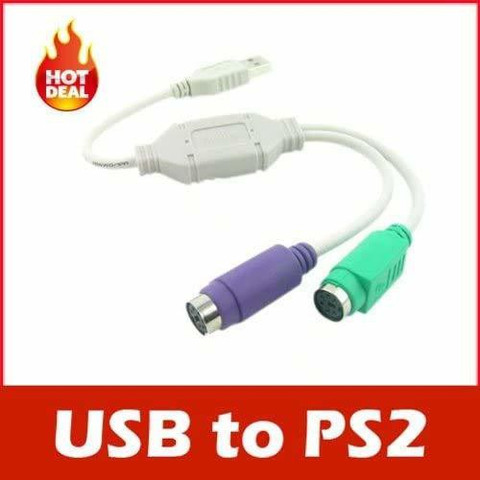 TECHGEAR PS2 Active Adapter USB Type A Male to PS 2 Female USB Adapter ...