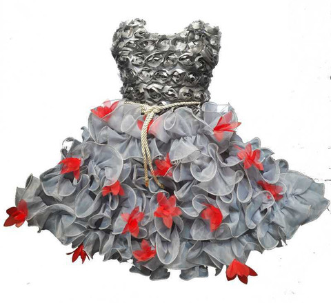 KING FASHION Baby Girls Midi/Knee Length Festive/Wedding Dress