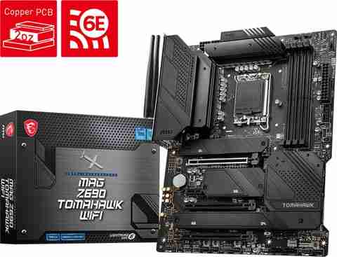 MSI MAG Z690 TOMAHAWK WIFI INTEL CPU onboardSocket ATX Intel Z690