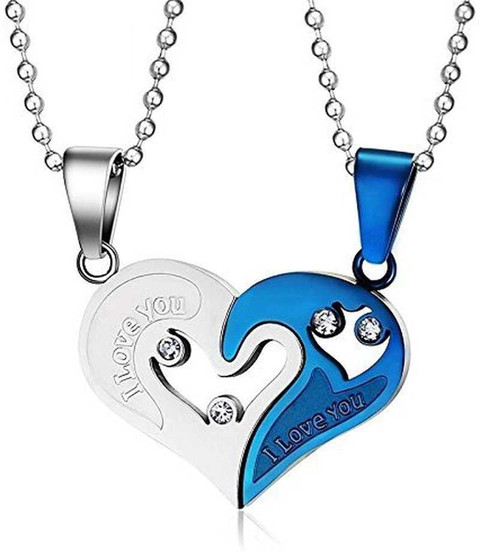 Agarwalproduct Special Gifts Couple Love Heart Piece Joining