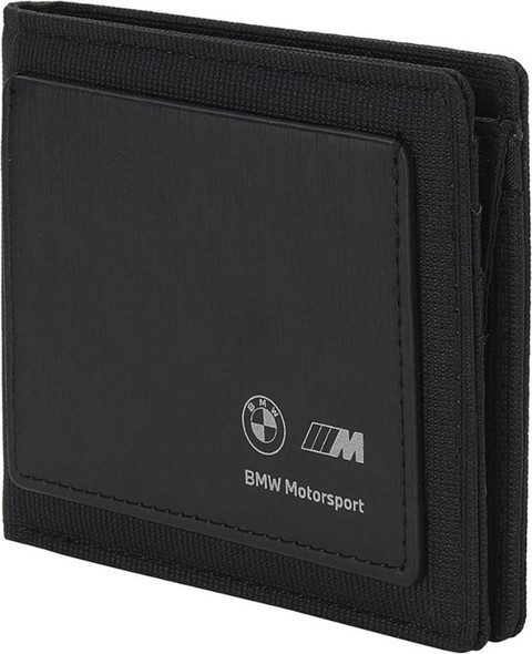PUMA Men Women Casual Black Fabric Wallet Black Price in India