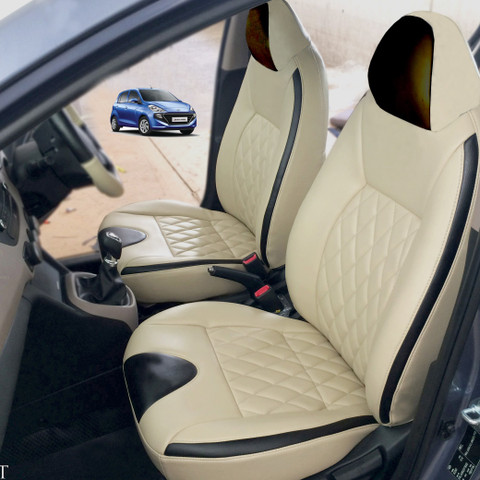 AutoSafe Leather Car Seat Cover For Hyundai Santro Price in India