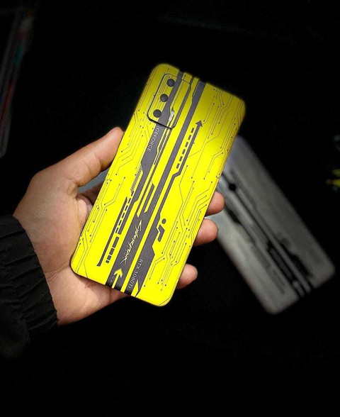 WeCre8 Skin's Xiaomi Redmi Note Pro, Cyberpunk Yellow Mobile
