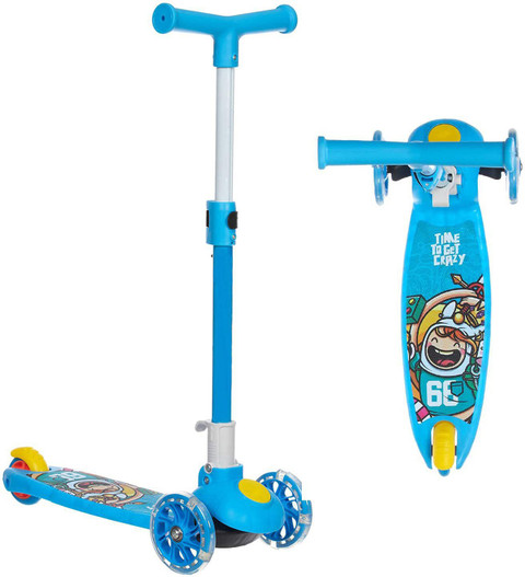 Kotak Sales Super Scooty for Kids Wheel Smart Kick Scooter with