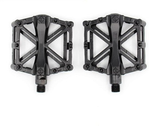 RESHNE Mountain Bike MTB Pedals Bicycle Flat Platform Pedals Aluminum Alloy  Cycling Pedal
