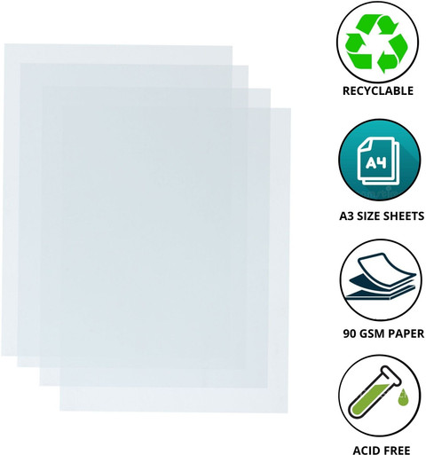 Gateway Quality Heavyweight Tracing Paper Pad 112gsm 50 X A3 | INDIA