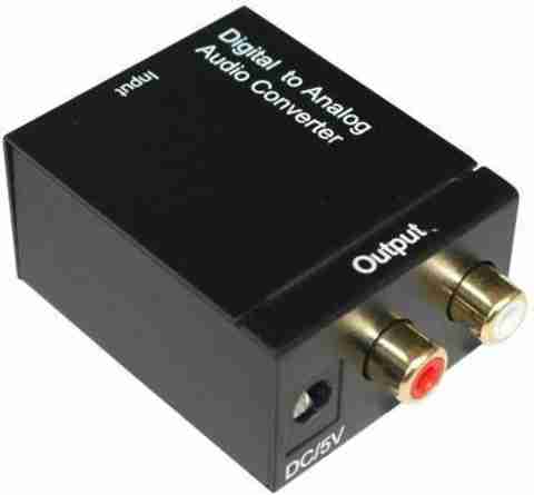 ULTRABYTES Digital to Analog Audio Converter SPDIF Optical Coax to