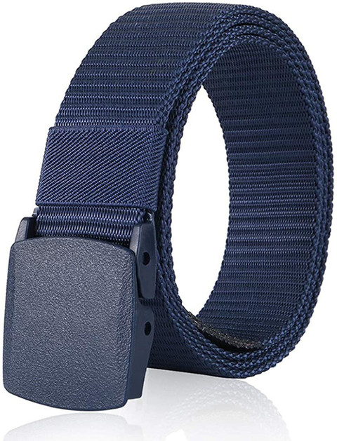 ZORO Men Casual Blue Nylon Belt