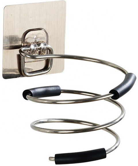 Dhruv Mart Hair Dryer Holder Shelf Rack Stand Hanger Straightener Organizer  Hair Dryer Holder Bathroom Wall Mounted Blow Beauty Salon Home Punch-Free 