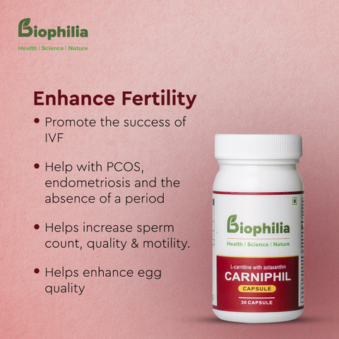 l carnitina y levocarnitina es lo mismo Biophilia CARNIPHIL (L-Carnitine with Astaxanthin) 30 capsules pack of 1  Price in India