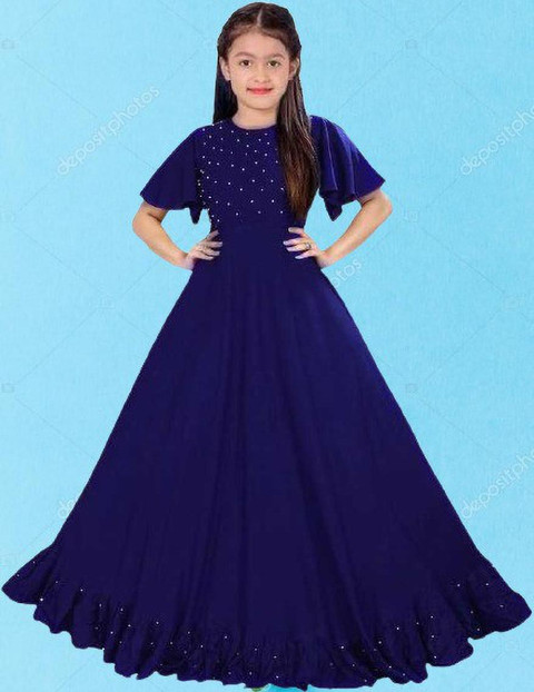 4JSTAR Girls Maxi/Full Length Festive/Wedding Dress