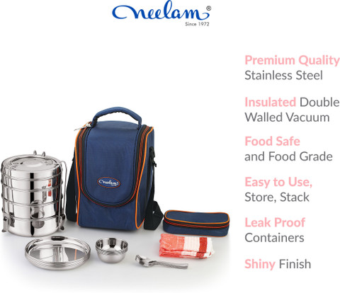 Flipkart.com | NEELAM Stainless Steel 25 pcs Travelling Set cum