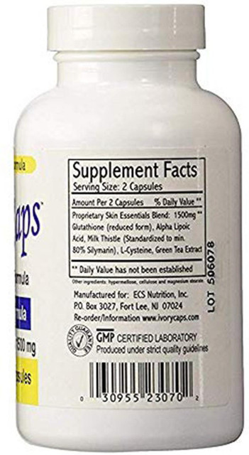 ivory caps glutathione 1500mg Ivory Caps Skin Lightening Price in India