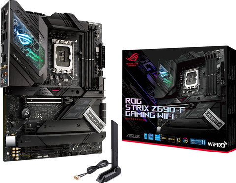 【週末価格 セット品】ASUS Z690 + i7-13700K + SSD ASUS Rog Strix Z690-F Gaming Wifi LGA 1700Socket ATX Intel Z690