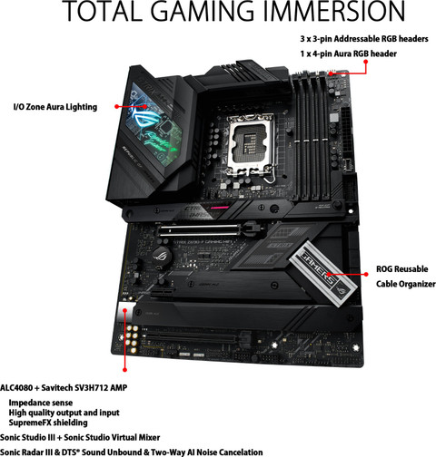 ASUS Rog Strix Z690-F Gaming Wifi LGA 1700Socket ATX Intel Z690