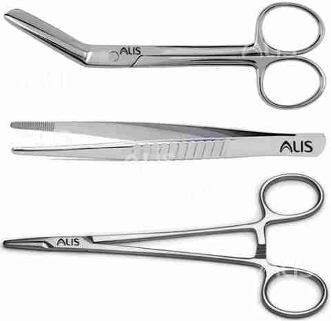 alis Surgical Instrument Kit Set Of 3 Needle Holder6