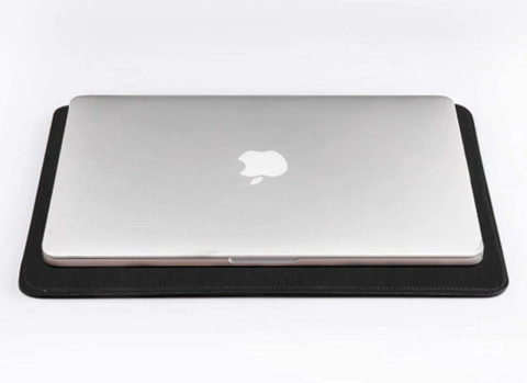 CONTACTS Laptop Sleeve Compatible with Inch MacBook Pro/MacBook Air  and All Other laptops Under Pu Leather Black…… Laptop Sleeve/Cover