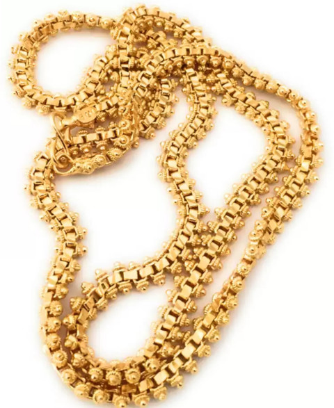 bfj One Gram Gold Chain Thali Mangalya Chain for Women(Pack of