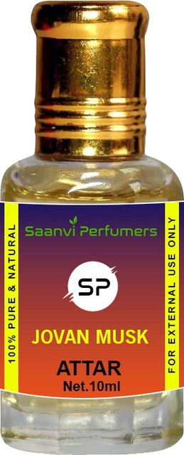 Saanvi perfumers Jovan Musk Attar For Men and Women Modern Attar Itra  Scent Natural Fragrance Oil Perfume Oil 0% Alcohol With Floral