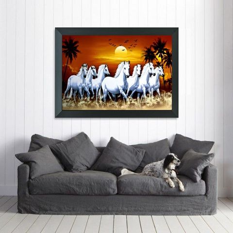 FRIZZY ARTS seven horse | seven horse photo frame | seven horse