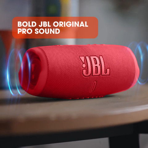 JBL CHARGE 5赤 Buy JBL Charge 5 with 20Hr Playtime,IP67 Rating,7500 mAh Powerbank