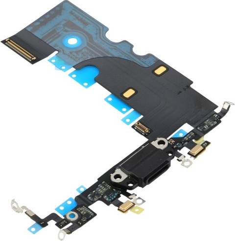 Unique4Ever Replacement For IPhone Charging Port Flex (Black