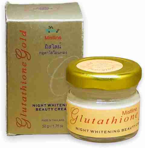 Mistline Glutathione Night whitening beauty cream 50g Price in India - Buy  Mistline Glutathione Night whitening beauty cream 50g online at Flipkart.com