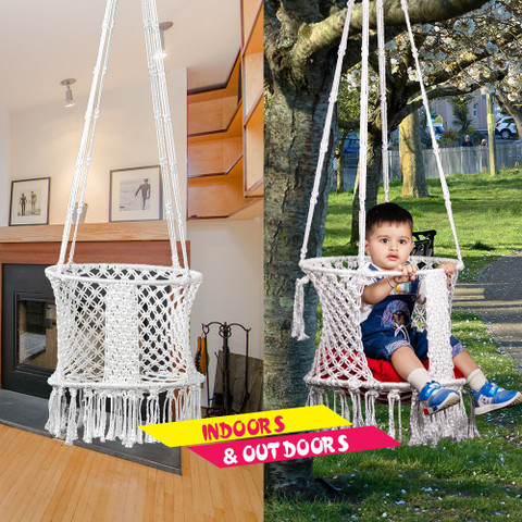 Patiofy Premium Baby Swing Indoor/ Baby Jhula/ Hanging Swing for