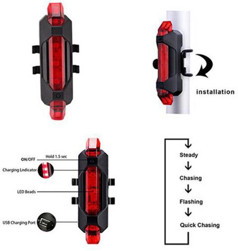 Decathlon Tail Light Online Cycle Light Bike Tail Light Bicycle