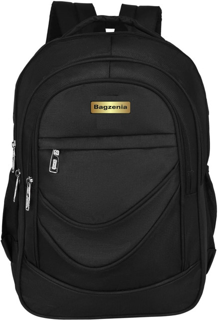 Bagzenia Casual Waterproof Backpack 40 L Laptop Backpack Black