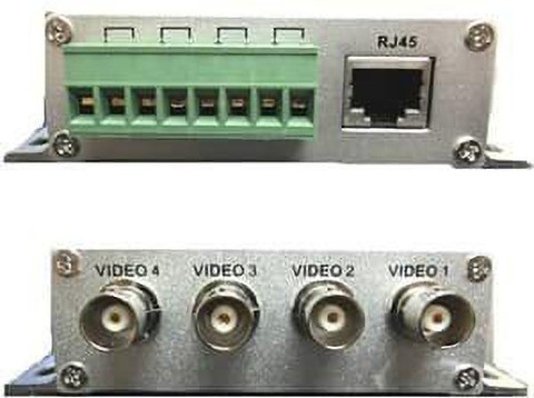 ULTRABYTES 4ch Passive Video Balun, BNC Coax to CAT5 Ethernet RJ45