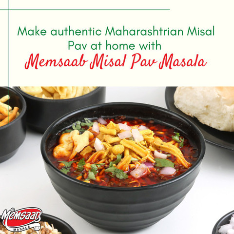 Memsaab Usal Misal Masala 50 g Misal Pav Masala Sev Usal Masala  Pack of