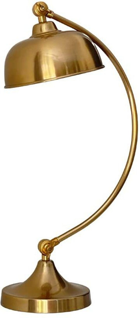 casagold Antique Desk TableLamp / Bedside Lamps / Brass Gold