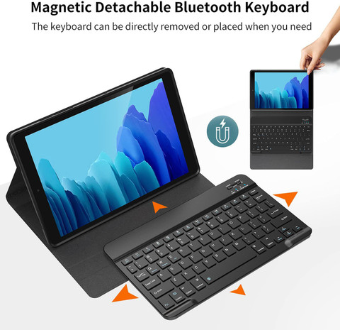 With Keyboard Galaxy A7 Tablet Keyboard Microware Sam-sung
