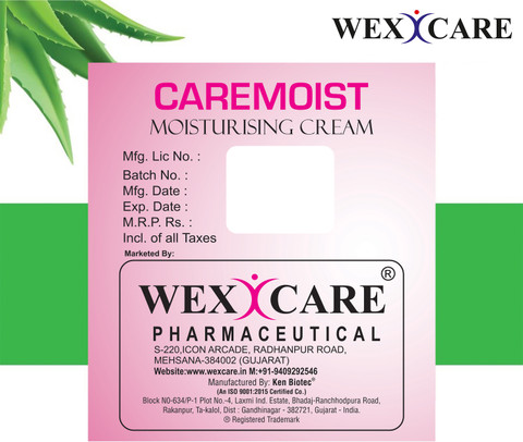 wexcare Moisturizer Cream Enriched with Aloe Vera Vitamin E