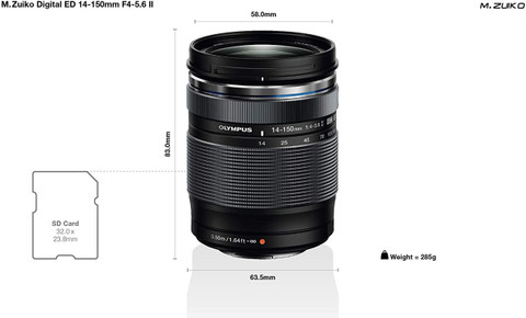 OLYMPUS DIGITAL ED 14-150mm MCフィルター&フード付 OLYMPUS M.Zuiko Digital ED 14-150mm f4.0-5.6 Wide-angle Zoom Lens