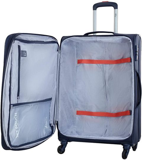 SKYBAGS AIRWAY PRO STR 71 BLUE ( 8 Wheels ) MEDIUM BLUE Cabin & Check ...