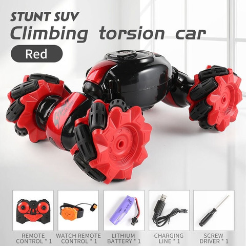 ROYALDEALS RD Gesture Sensor RC Stunt Car Double Sided Rotating