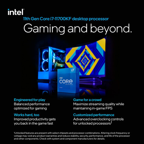 Intel I7-11700F 2.5 GHz Upto 2.5 GHz LGA 1200 Socket 8 Cores 16