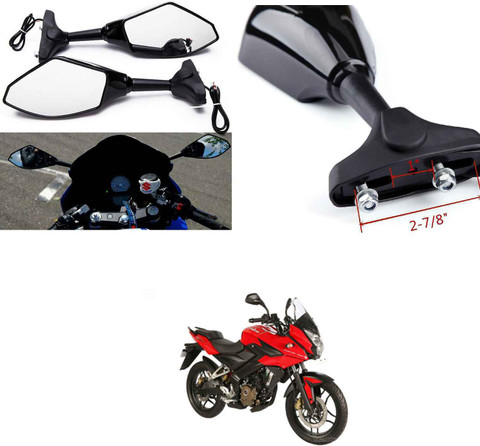 Bike Handle Pulsar 220 Side Mirror Price PRTEK Power Rear View