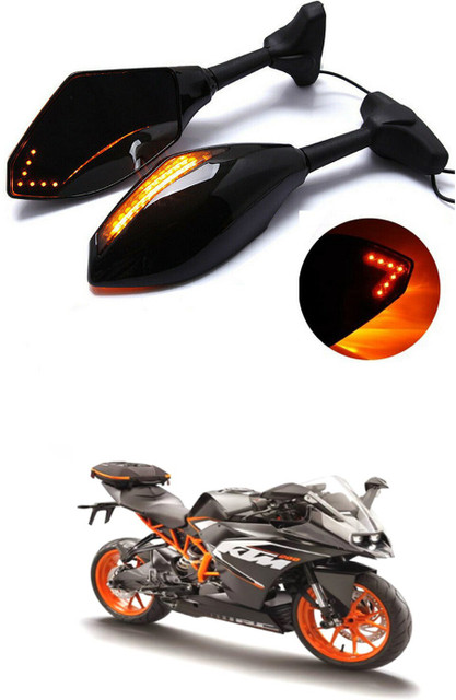 PECUNIA Power Rear View Mirror For KTM Universal For Bike Price in
