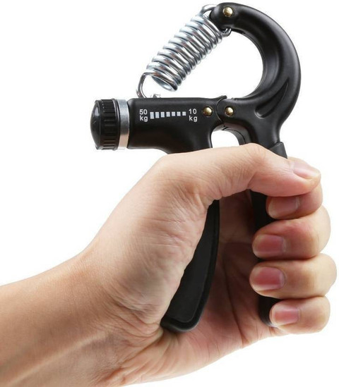 High Quality 10-60kg Hand Grip Strengthener Exerciser Workout Wrist Finger Steel Forearm