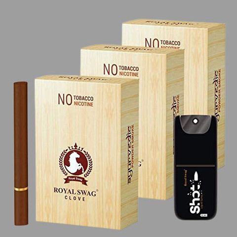 ROYAL SWAG Ayurvedic & Herbal Cigarette, Clove Flavour - (30 Sticks, Shot  -1) Smoking Cessations Price in India - Buy ROYAL SWAG Ayurvedic & Herbal  Cigarette, Clove Flavour