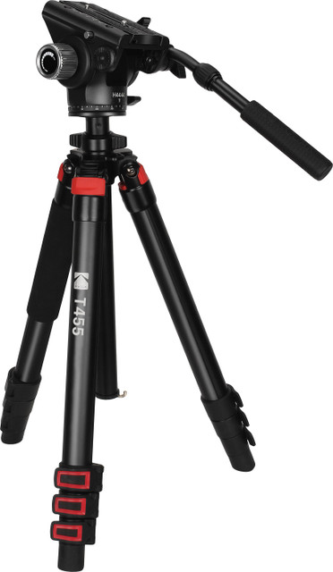KODAK T455 Tripod Flexible Professional Hydraulic Head Tripod