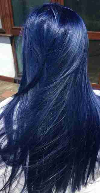 新品未使用　青　ブルー　ウェービーヘアピン YAWI Temporary Natural Royal Blue Hairstyle Hair Color Wax Pack Of