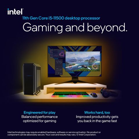 Intel I5-11500 4.6 GHz Upto 4.6 GHz LGA 1200 Socket 6 Cores 12