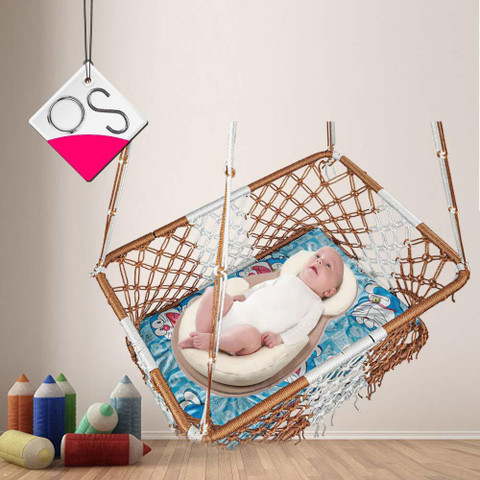 Patiofy Baby Cradle with Mattress Baby Palna/ Baby Bedding Crib