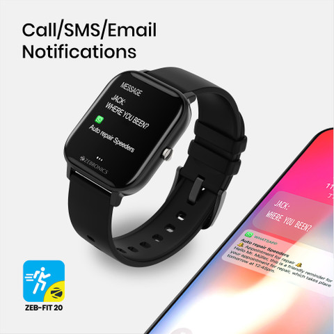 ZEBRONICS ZEB-FIT920CH Smartwatch Price in India Buy ZEBRONICS